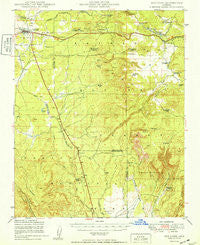 Ash Fork Arizona Historical topographic map, 1:62500 scale, 15 X 15 Minute, Year 1949