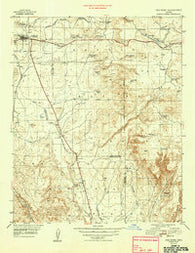 Ash Fork Arizona Historical topographic map, 1:63360 scale, 15 X 15 Minute, Year 1948