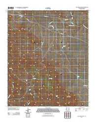 Ash Creek Ranch Arizona Historical topographic map, 1:24000 scale, 7.5 X 7.5 Minute, Year 2011