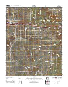 Ash Fork Arizona Historical topographic map, 1:24000 scale, 7.5 X 7.5 Minute, Year 2012
