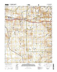 Ash Fork Arizona Current topographic map, 1:24000 scale, 7.5 X 7.5 Minute, Year 2014