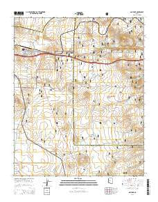 Ash Fork Arizona Current topographic map, 1:24000 scale, 7.5 X 7.5 Minute, Year 2014