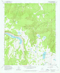 Ashurst Lake Arizona Historical topographic map, 1:24000 scale, 7.5 X 7.5 Minute, Year 1962