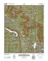 Ashurst Lake Arizona Historical topographic map, 1:24000 scale, 7.5 X 7.5 Minute, Year 2011