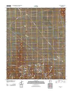 Audley Arizona Historical topographic map, 1:24000 scale, 7.5 X 7.5 Minute, Year 2011