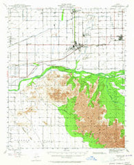 Avondale Arizona Historical topographic map, 1:62500 scale, 15 X 15 Minute, Year 1946