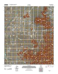 Avra Arizona Historical topographic map, 1:24000 scale, 7.5 X 7.5 Minute, Year 2011