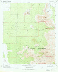Avra Arizona Historical topographic map, 1:24000 scale, 7.5 X 7.5 Minute, Year 1968