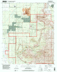 Avra Arizona Historical topographic map, 1:24000 scale, 7.5 X 7.5 Minute, Year 1996