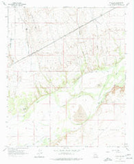 Aztec NW Arizona Historical topographic map, 1:24000 scale, 7.5 X 7.5 Minute, Year 1965