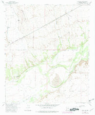 Aztec NW Arizona Historical topographic map, 1:24000 scale, 7.5 X 7.5 Minute, Year 1965