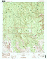 Aztec Peak Arizona Historical topographic map, 1:24000 scale, 7.5 X 7.5 Minute, Year 1986