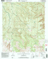 Aztec Peak Arizona Historical topographic map, 1:24000 scale, 7.5 X 7.5 Minute, Year 2004