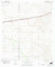 Aztec SE Arizona Historical topographic map, 1:24000 scale, 7.5 X 7.5 Minute, Year 1965