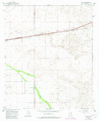 Aztec SE Arizona Historical topographic map, 1:24000 scale, 7.5 X 7.5 Minute, Year 1965