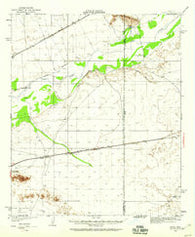 Aztec Arizona Historical topographic map, 1:62500 scale, 15 X 15 Minute, Year 1950