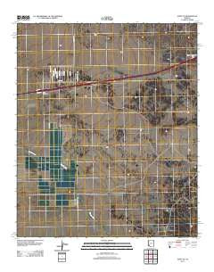 Aztec SE Arizona Historical topographic map, 1:24000 scale, 7.5 X 7.5 Minute, Year 2011