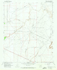 Babbitt Wash Arizona Historical topographic map, 1:24000 scale, 7.5 X 7.5 Minute, Year 1968