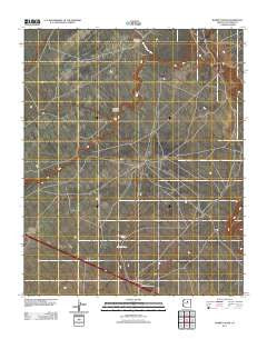 Babbitt Wash Arizona Historical topographic map, 1:24000 scale, 7.5 X 7.5 Minute, Year 2011