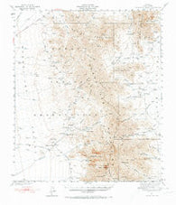 Baboquivari Peak Arizona Historical topographic map, 1:62500 scale, 15 X 15 Minute, Year 1941