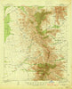 Baboquivari Peak Arizona Historical topographic map, 1:62500 scale, 15 X 15 Minute, Year 1944