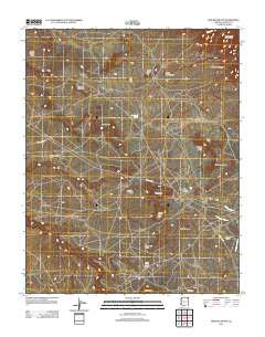 Bad Bug Butte Arizona Historical topographic map, 1:24000 scale, 7.5 X 7.5 Minute, Year 2011