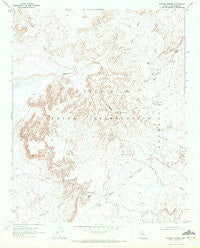 Badger Spring Arizona Historical topographic map, 1:24000 scale, 7.5 X 7.5 Minute, Year 1969