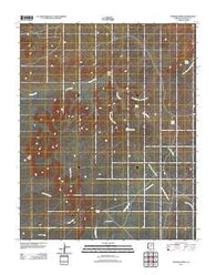 Badger Spring Arizona Historical topographic map, 1:24000 scale, 7.5 X 7.5 Minute, Year 2011