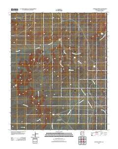 Badger Spring Arizona Historical topographic map, 1:24000 scale, 7.5 X 7.5 Minute, Year 2011