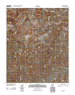 Bagdad Arizona Historical topographic map, 1:24000 scale, 7.5 X 7.5 Minute, Year 2011