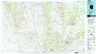Bagdad Arizona Historical topographic map, 1:100000 scale, 30 X 60 Minute, Year 1979