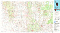 Bagdad Arizona Historical topographic map, 1:100000 scale, 30 X 60 Minute, Year 1979