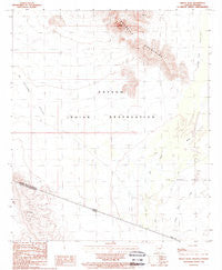 Bailey Peak Arizona Historical topographic map, 1:24000 scale, 7.5 X 7.5 Minute, Year 1988