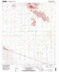 Bailey Peak Arizona Historical topographic map, 1:24000 scale, 7.5 X 7.5 Minute, Year 1996