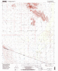Bailey Peak Arizona Historical topographic map, 1:24000 scale, 7.5 X 7.5 Minute, Year 1996