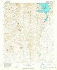 Baldy Mtn Arizona Historical topographic map, 1:24000 scale, 7.5 X 7.5 Minute, Year 1964