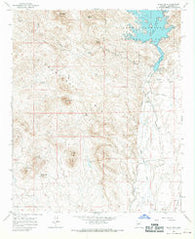 Baldy Mtn Arizona Historical topographic map, 1:24000 scale, 7.5 X 7.5 Minute, Year 1964