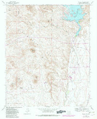 Baldy Mtn Arizona Historical topographic map, 1:24000 scale, 7.5 X 7.5 Minute, Year 1964