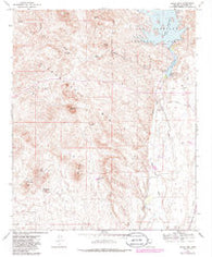 Baldy Mtn Arizona Historical topographic map, 1:24000 scale, 7.5 X 7.5 Minute, Year 1964