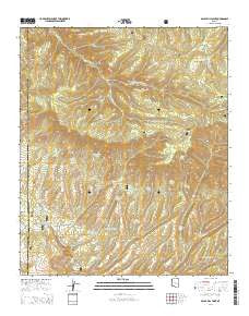 Baldy Bill Point Arizona Current topographic map, 1:24000 scale, 7.5 X 7.5 Minute, Year 2014