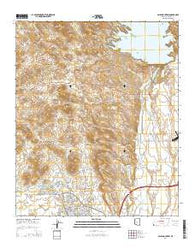 Baldy Mountain Arizona Current topographic map, 1:24000 scale, 7.5 X 7.5 Minute, Year 2014