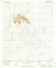 Baragan Mtn Arizona Historical topographic map, 1:24000 scale, 7.5 X 7.5 Minute, Year 1965