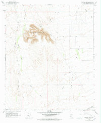 Baragan Mtn Arizona Historical topographic map, 1:24000 scale, 7.5 X 7.5 Minute, Year 1965