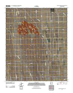 Baragan Mountain Arizona Historical topographic map, 1:24000 scale, 7.5 X 7.5 Minute, Year 2011