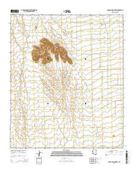 Baragan Mountain Arizona Current topographic map, 1:24000 scale, 7.5 X 7.5 Minute, Year 2014