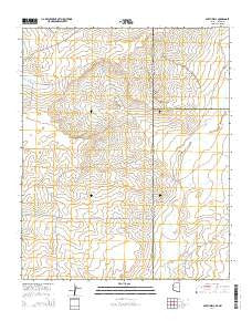 Barth Well Arizona Current topographic map, 1:24000 scale, 7.5 X 7.5 Minute, Year 2014
