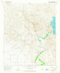 Bartlett Dam Arizona Historical topographic map, 1:24000 scale, 7.5 X 7.5 Minute, Year 1964