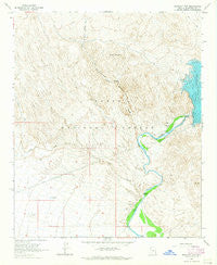 Bartlett Dam Arizona Historical topographic map, 1:24000 scale, 7.5 X 7.5 Minute, Year 1964