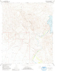 Bartlett Dam Arizona Historical topographic map, 1:24000 scale, 7.5 X 7.5 Minute, Year 1964