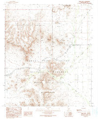 Bates Well Arizona Historical topographic map, 1:24000 scale, 7.5 X 7.5 Minute, Year 1990